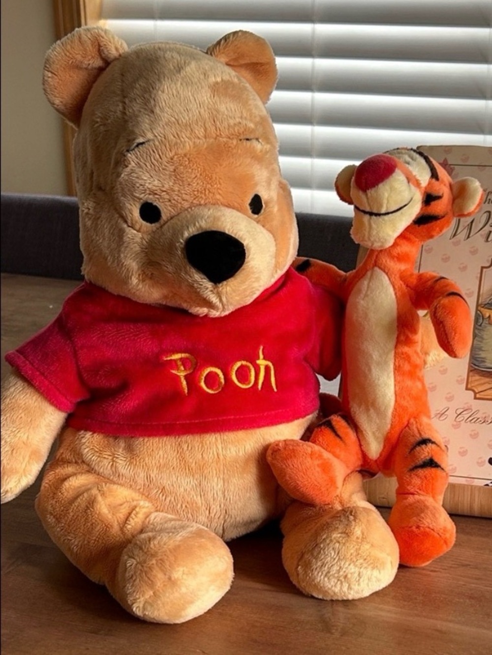 Disney Winnie the Pooh & Tigger Plush Duo - Play or Display - Super Soft